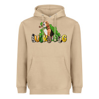 Mushroom lucky dog St. Patrick's Heavyweight Hoodie - HowdyJamesFarm