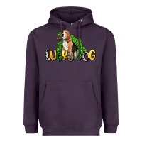 Plum lucky dog St. Patrick's Heavyweight Hoodie - HowdyJamesFarm