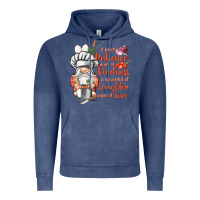 Vintage Denim patience a dash of kindness Vintage Hoodie - NancyCooperArtShop
