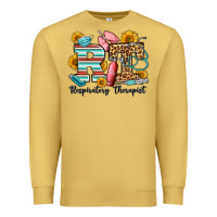 Antique Gold respiratory therapist western Premium Sweatshirt - OliviaCreatesArt