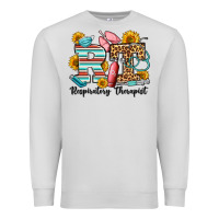 Dove Grey respiratory therapist western Premium Sweatshirt - OliviaCreatesArt