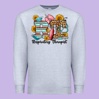 Respiratory Therapist Western Premium Sweatshirt Designed By Oliviacreatesart