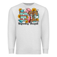Oatmeal Heather respiratory therapist western Premium Sweatshirt - OliviaCreatesArt