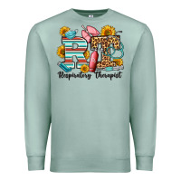 Seafoam respiratory therapist western Premium Sweatshirt - OliviaCreatesArt
