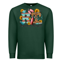 Sports Green respiratory therapist western Premium Sweatshirt - OliviaCreatesArt