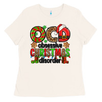 Ocd Obsessive Christmas Disorder Ladies Tee | Teevron