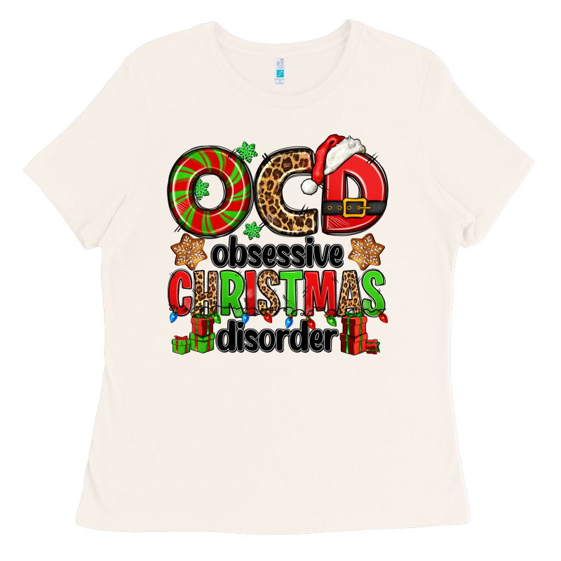 Ocd Obsessive Christmas Disorder Ladies Tee by Jasminsmagicworld | Teevron