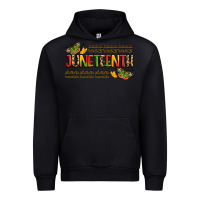 Black colorful juneteenth celebration art Urban Hoodie - LillyAllenDesigns