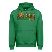 Emerald colorful juneteenth celebration art Urban Hoodie - LillyAllenDesigns