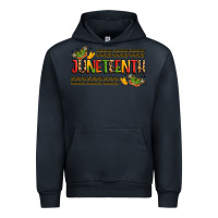 Navy colorful juneteenth celebration art Urban Hoodie - LillyAllenDesigns