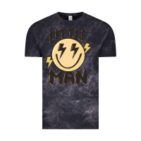 Cloud Black little man Vintage Tee - MaliasSmallBusiness