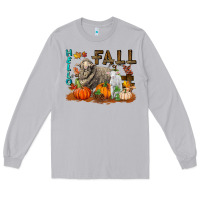 Moon Dust Hello Fall Merino Wool Sheep Long Sleeve Tee - LillyAllenDesigns