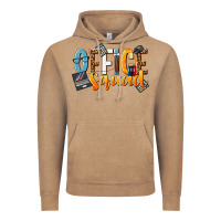 Vintage Coffee office squad Vintage Hoodie - NancyCooperArtShop