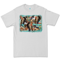 Dove Grey indian western background Premium Tee - AdoDesignShop