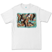 White indian western background Premium Tee - AdoDesignShop