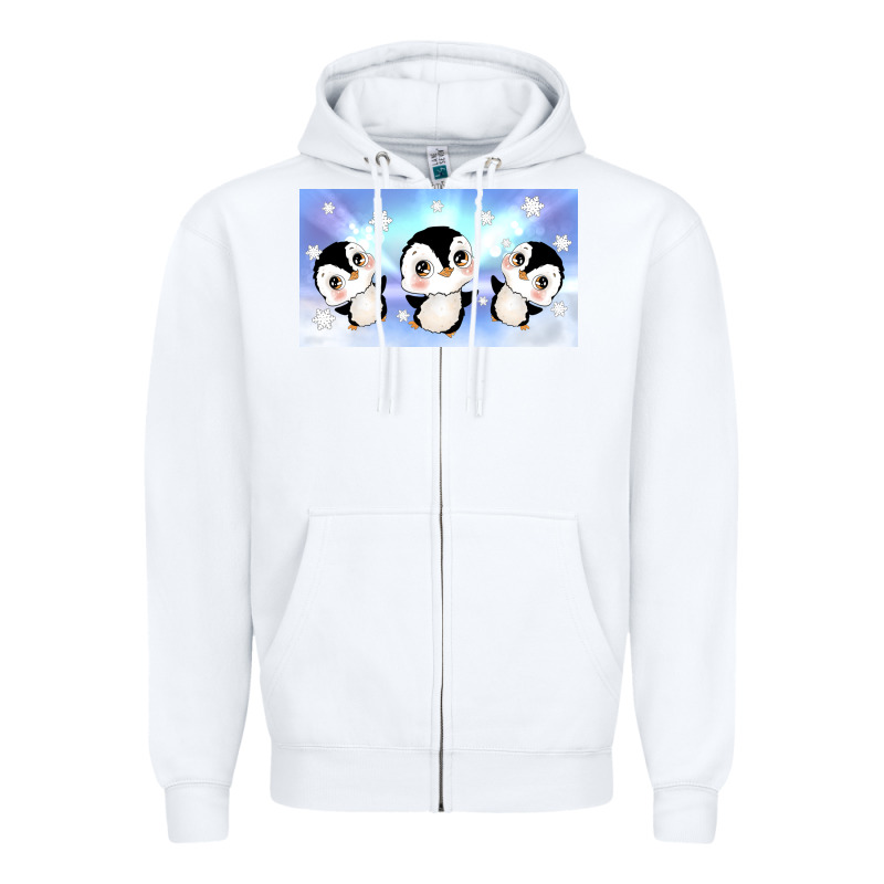 Cute Penguin Zipper Hoodie by TumblerDesignByShophia | Teevron