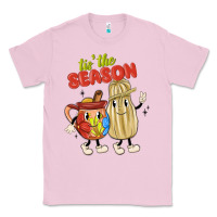 Bubblegum Pink tis' the season mexican food Classic Tee - MaliasSmallBusiness