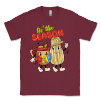 Burgundy tis' the season mexican food Classic Tee - MaliasSmallBusiness