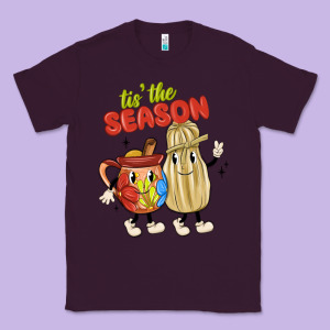 Tis' The Season Mexican Food Classic Tee Designed By Maliassmallbusiness