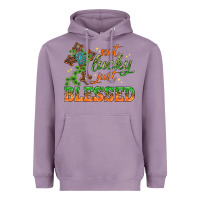 Lavender Not lucky just Blessed with Cross St. Patricks day Heavyweight Hoodie - HowdyJamesFarm