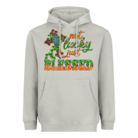 Moon Dust Not lucky just Blessed with Cross St. Patricks day Heavyweight Hoodie - HowdyJamesFarm