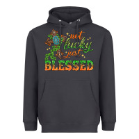 Smoke Not lucky just Blessed with Cross St. Patricks day Heavyweight Hoodie - HowdyJamesFarm
