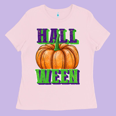 Hall O Ween Ladies Tee Designed By Jahusdesignshop
