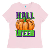 Bubblegum Pink hall o ween Ladies Tee - JahusDesignShop