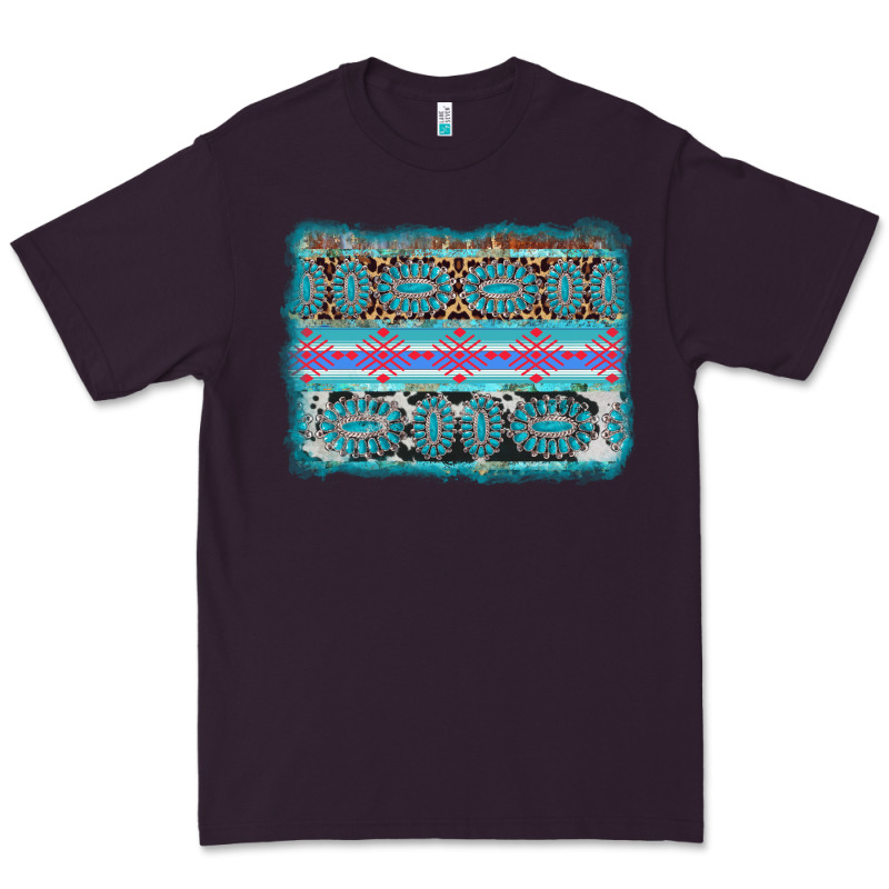 Turquoise Gemstone Background Premium Tee by AdoDesignShop | Teevron