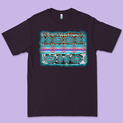 Turquoise Gemstone Background Premium Tee Designed By Adodesignshop