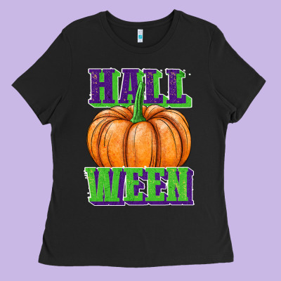 Hall O Ween Ladies Tee Designed By Jahusdesignshop