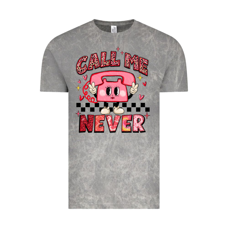 Call Me Never Vintage Tee by MaliasSmallBusiness | Teevron