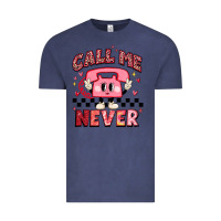 Vintage Denim call me never Vintage Tee - MaliasSmallBusiness