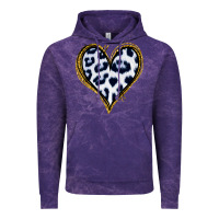 Cloud Purple Dalmatians Heart Gold Glitter Vintage Hoodie - Jasminsmagicworld