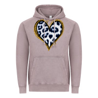 Vintage Zinc Dalmatians Heart Gold Glitter Vintage Hoodie - Jasminsmagicworld