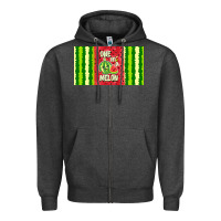 Charcoal Heather one in a melon Zipper Hoodie - TumblerDesignByShophia
