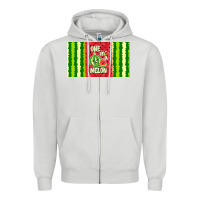 Dove Grey one in a melon Zipper Hoodie - TumblerDesignByShophia