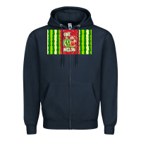Navy one in a melon Zipper Hoodie - TumblerDesignByShophia