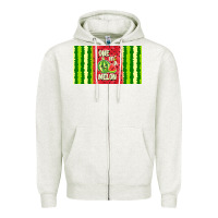Oatmeal Heather one in a melon Zipper Hoodie - TumblerDesignByShophia