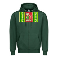 One In A Melon Zipper Hoodie | Teevron