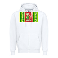 White one in a melon Zipper Hoodie - TumblerDesignByShophia
