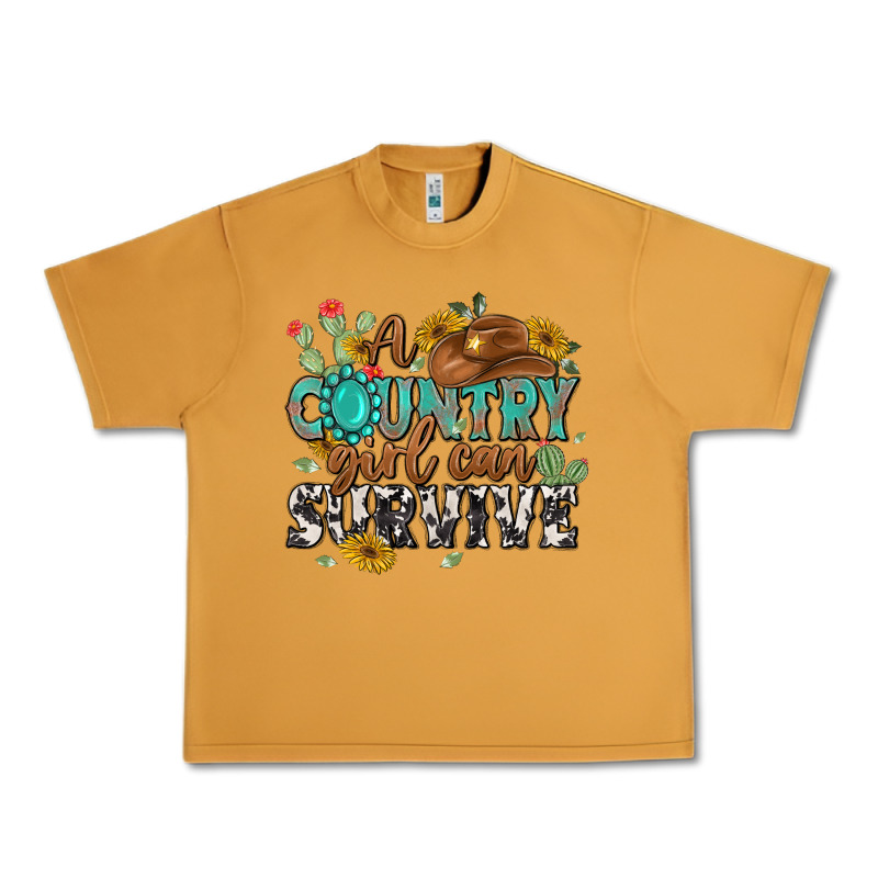 A Country Girl Can Survive Urban Heavy Tee by MaliasSmallBusiness | Teevron