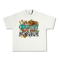 Pistachio a country girl can survive Urban Heavy Tee - MaliasSmallBusiness
