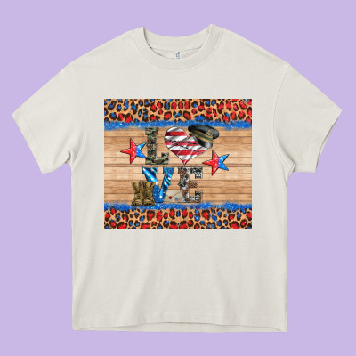 Western Usa Soldier Love Tumbler Heavy Core Tee Designed By Artiststas