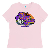 Bubblegum Pink boo y'all Ladies Tee - JahusDesignShop