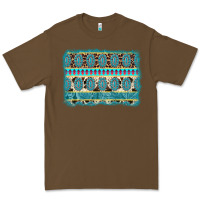 Cacao turquoise gemstone background Premium Tee - AdoDesignShop