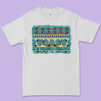 Turquoise Gemstone Background Premium Tee Designed By Adodesignshop