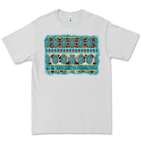 Dove Grey turquoise gemstone background Premium Tee - AdoDesignShop