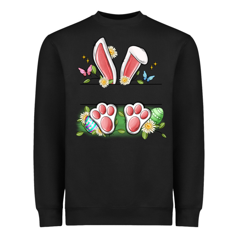Easter Bunny Name Frame Heavyweight Sweatshirt by Artiststas | Teevron