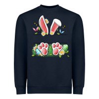 Navy easter bunny name frame Heavyweight Sweatshirt - Artiststas